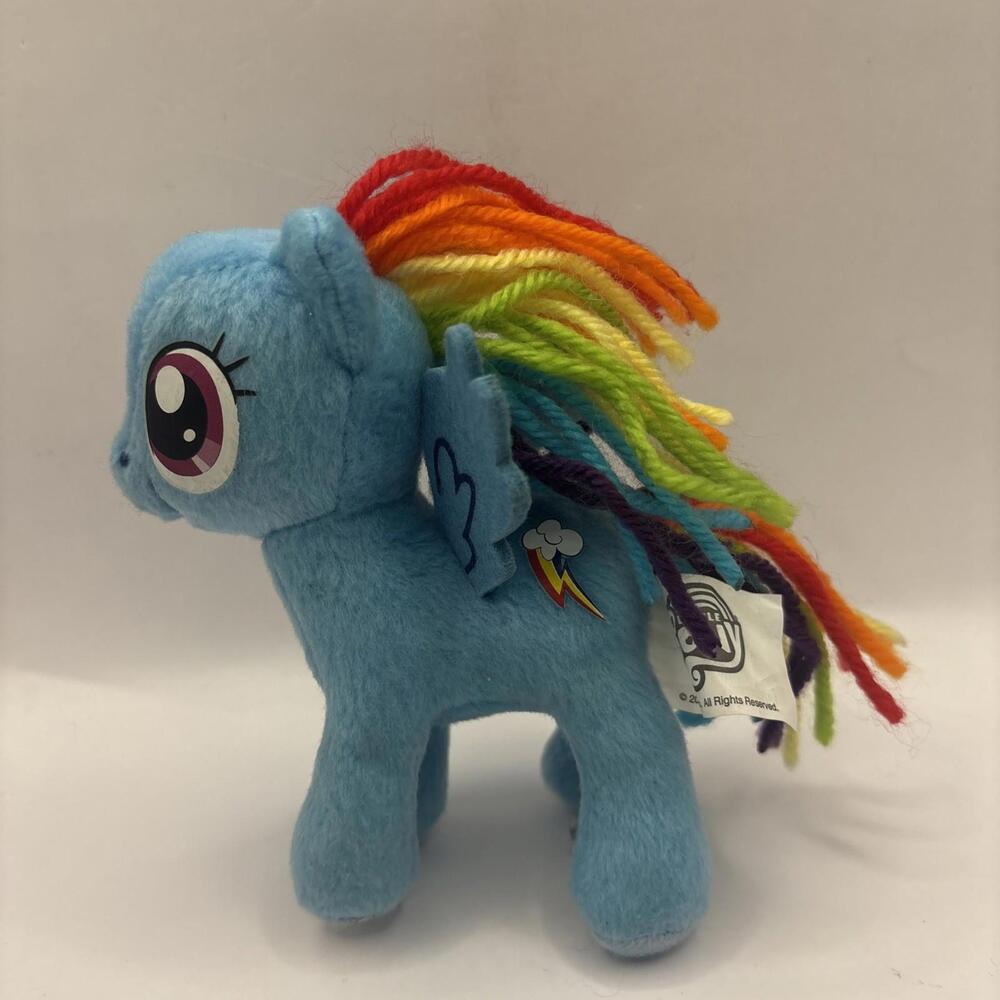 Hasbro Rainbow Dash Plush Toy My Little Pony 6" Yarn Hair 2019
